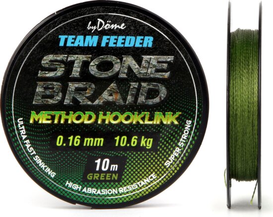 By Döme TF Stone Braid Green 10m 0,20mm