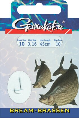 Gamakatsu Bream előkötött 10/cs (BKS-1310N/012)