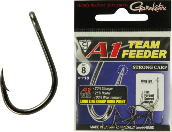 Gamakatsu A1 Team Feeder Strong Carp 6-os 10/cs.