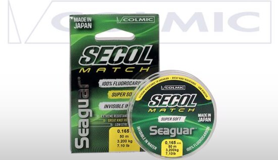Colmic Seaguar Secol Match Fluorocarbon 50m 0.104mm
