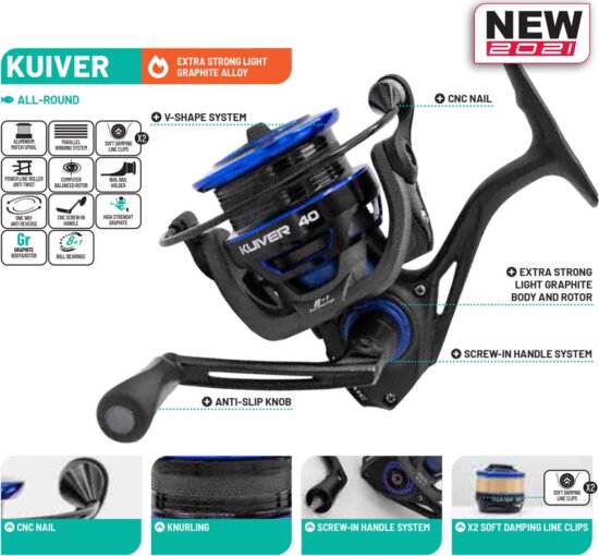 Colmic Kuiver 1000 Fd Orsó 8+1Bb