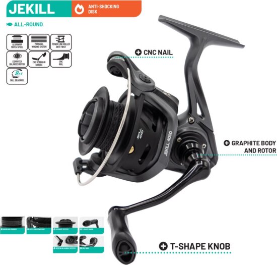 Colmic Jekill 4000 Fd Orsó 9+1Bb