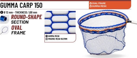 Colmic Gumma Carp 150meritőfej 55X46cm