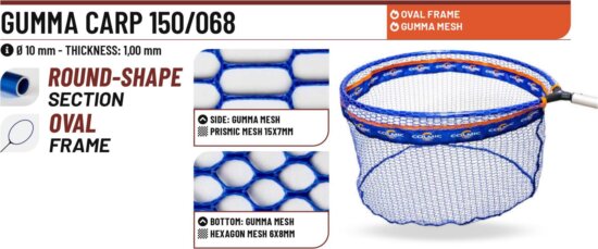 Colmic Gumma Carp 150/068meritőfej 50X43cm