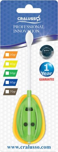 Cralusso Big Rocket Method Kosár+Töltő Fluo Zöld (1+1db/csomag) 70 G