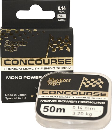 Benzár Concourse Mono Power Hooklink 0,14mm 50M
