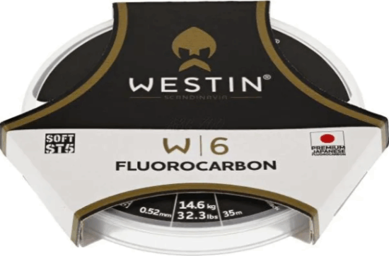 WESTIN W6 ST3 Fluorocarbon 20m/1.20mm/64.2kg/141.8lbs Clear