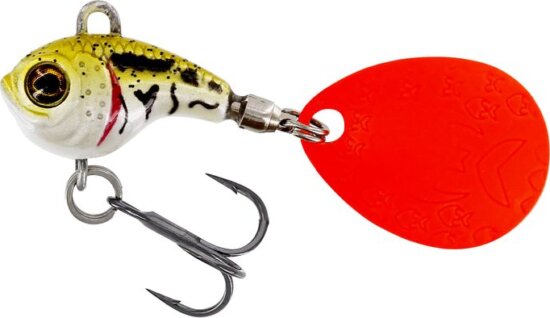 WESTIN DropBite Tungsten Spin Tail Jig 2cm 13g Pearl Stickleback
