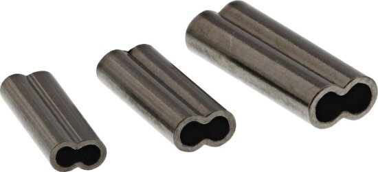 WESTIN Double Wire Crimp 1,2mm Black Nickel 20pcs