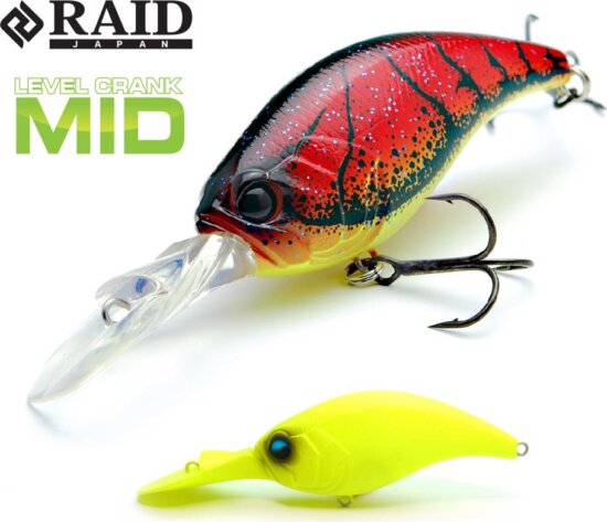 Raid Japan Raid Level Crank Mid 59mm 10.5g 022 Lemon Power