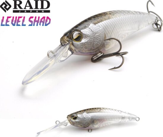 Raid Japan Raid Level Shad 50.3mm 4.3g Su 030 Real Ginkuro