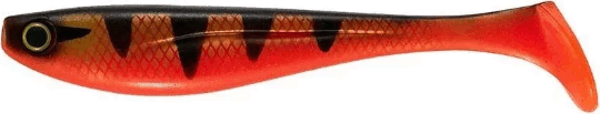 FISHUP Wizzle Shad 8" (1pcs.), #353 - Red Tiger