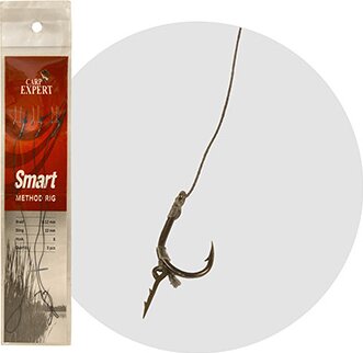 Carp Expert Method Feeder Hair Rig W/Bait Sting 12 3Pcs