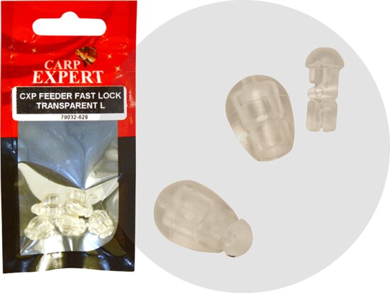 Carp Expert Feeder Gyorskapocs Átlátszó L
