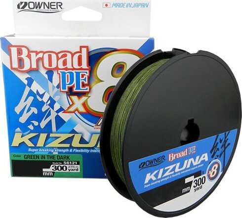 OWNER Kizuna X8 Dark Green 135 m - 0,17 mm