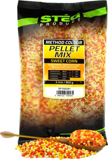 Stég Pellet Mix 800g 3mm Sweet Corn