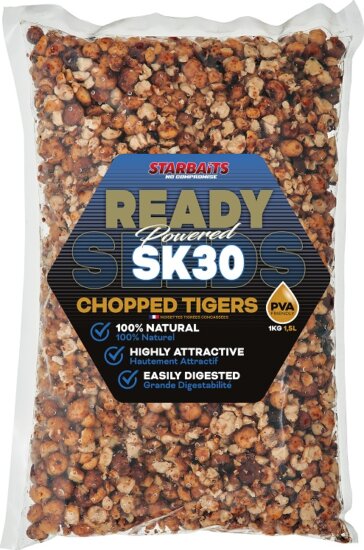 Starbaits Tigrismogyoró zúzott Chopped Ready Seeds SK30 1kg