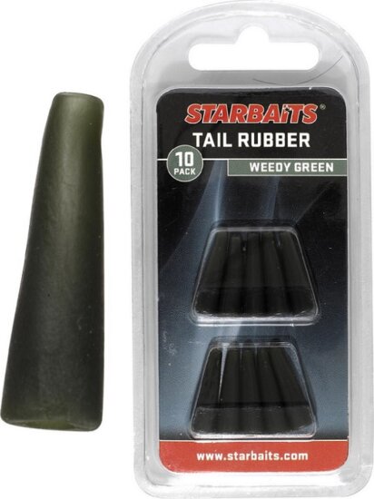 Starbaits Tail Rubbers zöld (gumiharang) 10db