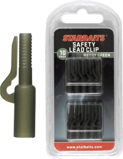 Starbaits Safety Lead Clip zöld (ólomkapocs) 10db