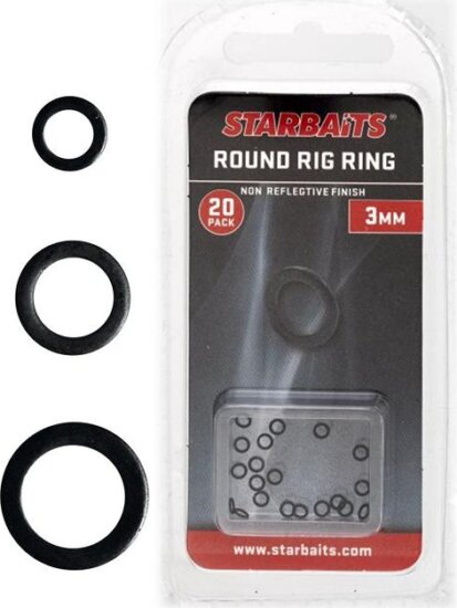 Starbaits Round Ring karika 3mm (20db)