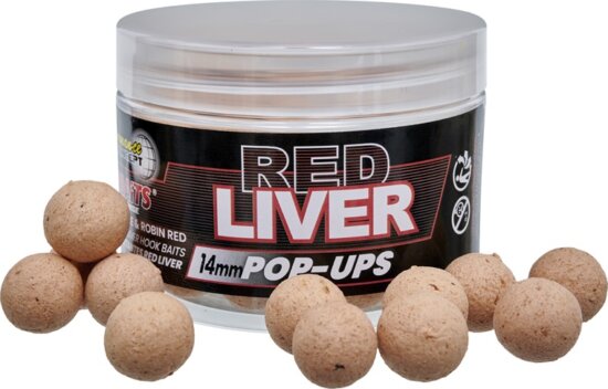 Starbaits POP UP Red Liver 50g 14mm