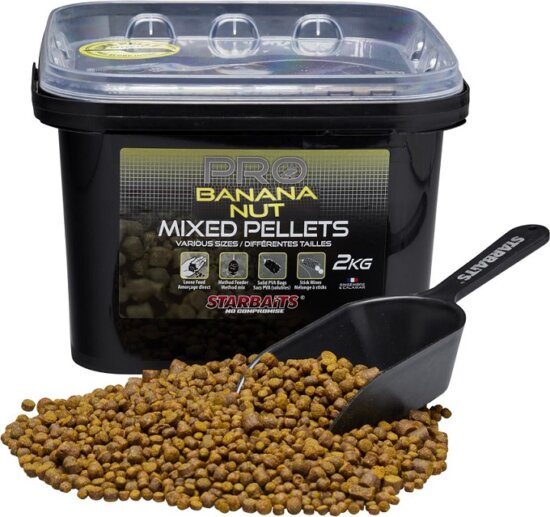 Starbaits Pellet Mixed Pro Banana Nut 2kg
