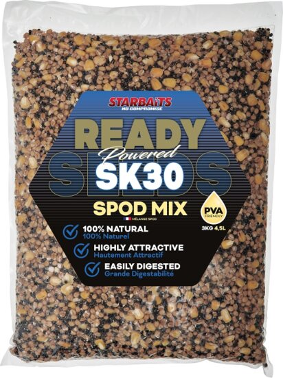 Starbaits Mag Mix Spod Ready Seeds SK30 3kg