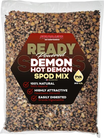 Starbaits Mag Mix Spod Ready Seeds Hot Demon 3kg