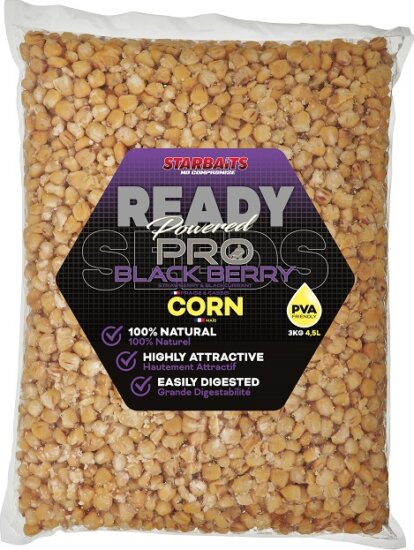 Starbaits Kukorica Ready Seeds Pro Blackberry 3kg