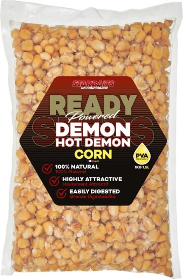 Starbaits Kukorica Ready Seeds Hot Demon 1kg