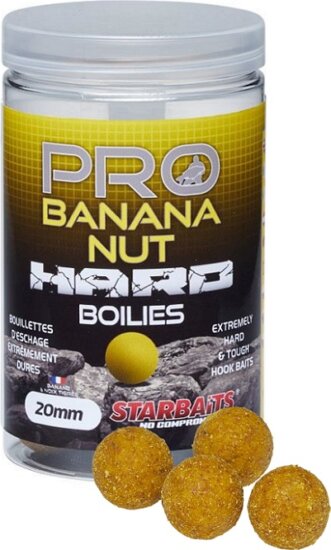 Starbaits Hard Boilies Pro Banana Nut 200g 20mm