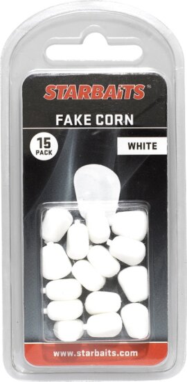 Starbaits Floating Fake Corn fehér (gumikukorica-lebegő) 15db