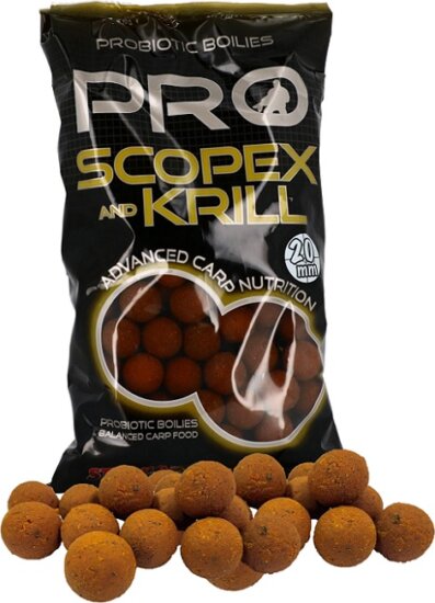 Starbaits Boilies Pro Scopex Krill 800g 14mm