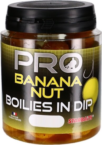 Starbaits Boilies In Dip Pro Banana Nut 150g 24mm
