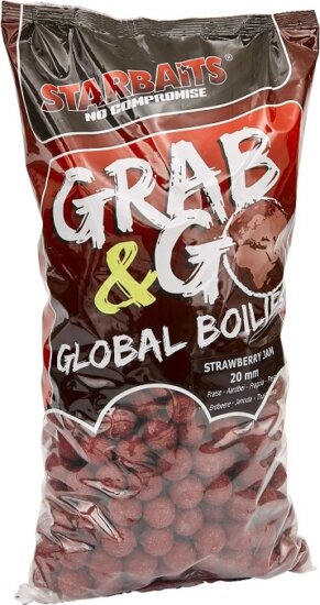 Starbaits Boilies Global Strawberry Jam 2,5kg 24mm