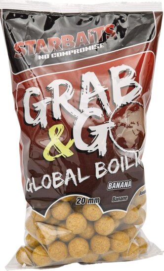 Starbaits Boilies Global Banana Cream 1kg 20mm