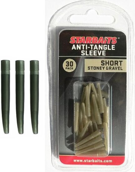 Starbaits Anti Tangle Sleeve Short zöld 2cm (gubancgátló) 30db