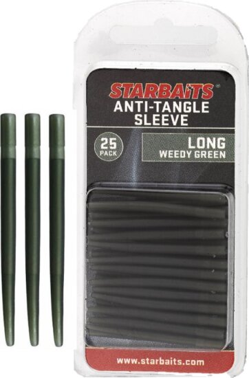 Starbaits Anti Tangle Sleeve Long zöld 4cm (gubancgátló) 25db