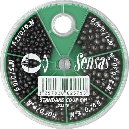 Sensas Sörét ólom szett Standard (0,12-0,4g)