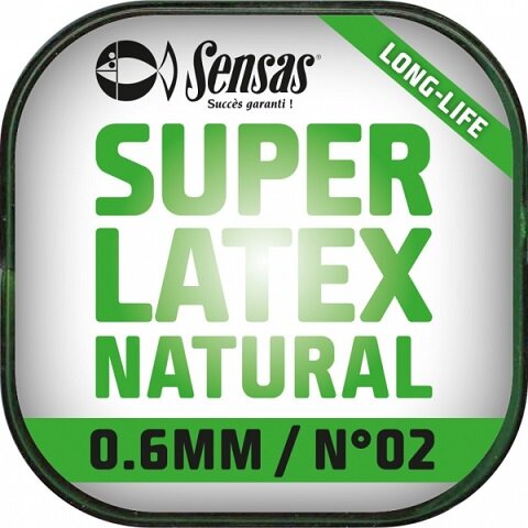 Sensas Rakósgumi Super Latex Natural 6m 0,8 mm