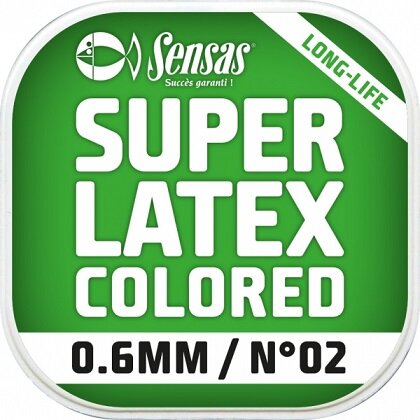 Sensas Rakósgumi Super Latex Yellow 6m 1,0 mm