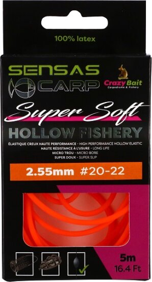 Sensas Rakósgumi Hollow Fishery Super Soft 5m 2,55mm