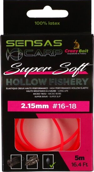 Sensas Rakósgumi Hollow Fishery Super Soft 5m 2,15mm