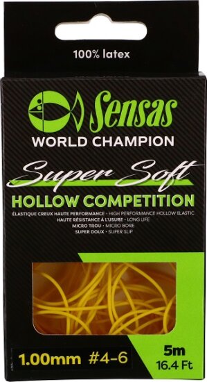 Sensas Rakósgumi Hollow Competition Super Soft 5m 1,0mm
