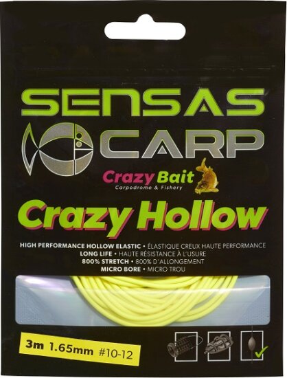 Sensas Rakósgumi crazy hollow soft 800 3m 1,65 mm