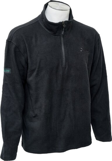 Sensas Pulóver Polaire Black L