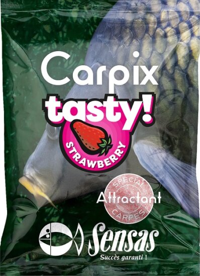 Sensas Attraktor Powder Carp Tasty Strawberry (eper) 300g