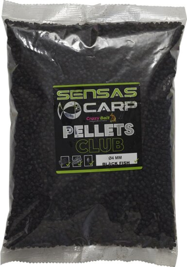 Sensas Pellet Club Black Fish 1kg 4mm