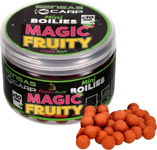 Sensas Mini Boilies Crazy Magic Fruity (gyümölcs) 10mm 80g
