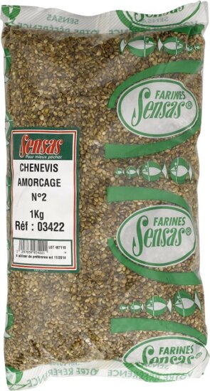 Sensas Hemp Dry Seeds N2 (kender) 1kg